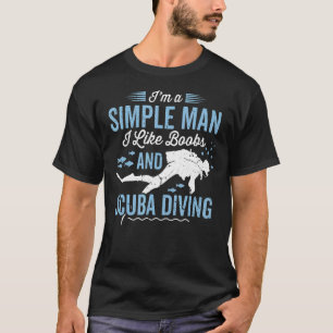 Scuba Diving  For Men Dad Husband  Scuba Diver T-Shirt