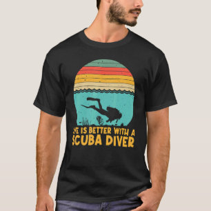 Scuba Diving For Men Women Underwater Divers 1 T-Shirt