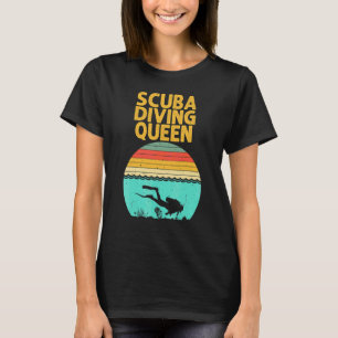 Scuba Diving For Women Grandma Underwater Diver T-Shirt
