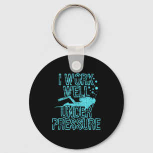 Scuba Diving - Funny Scuba Diver Gift Tank Top Key Ring