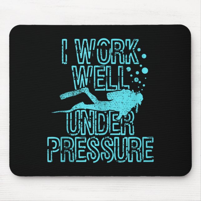 Scuba Diving - Funny Scuba Diver Gift Tank Top  Mouse Mat (Front)