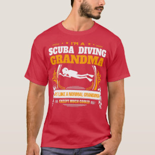 Scuba Diving Grandma Christmas Gift or Birthday Pr T-Shirt