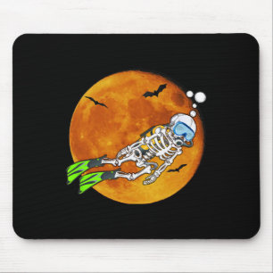 Scuba Diving Halloween Scuba Diver  Mouse Mat