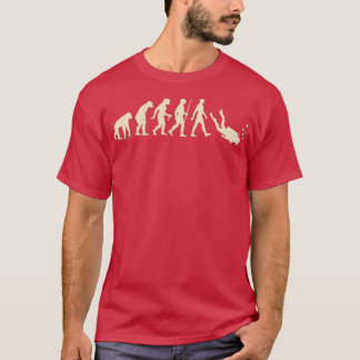 Scuba diving human evolution 4 T-Shirt