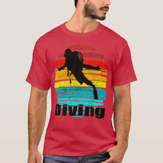 Scuba Diving in dancing under the water T-Shirt