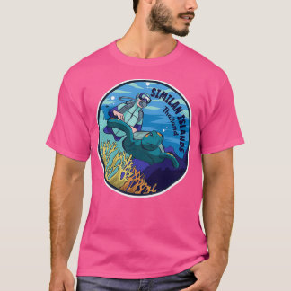 Scuba Diving In Similan Islands Thailand T-Shirt