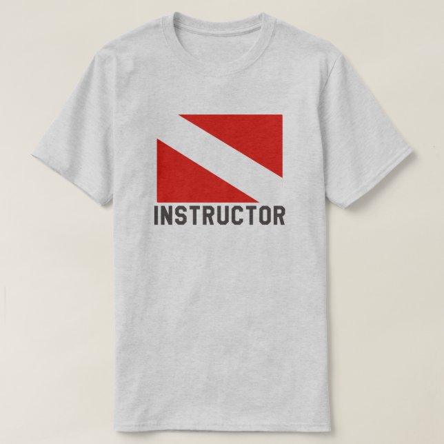 Scuba Diving Instructor T-Shirt (Design Front)