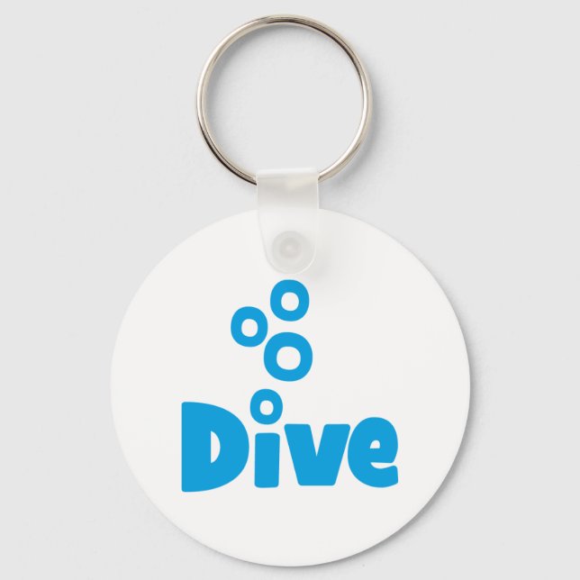 Scuba Diving Key Ring (Front)