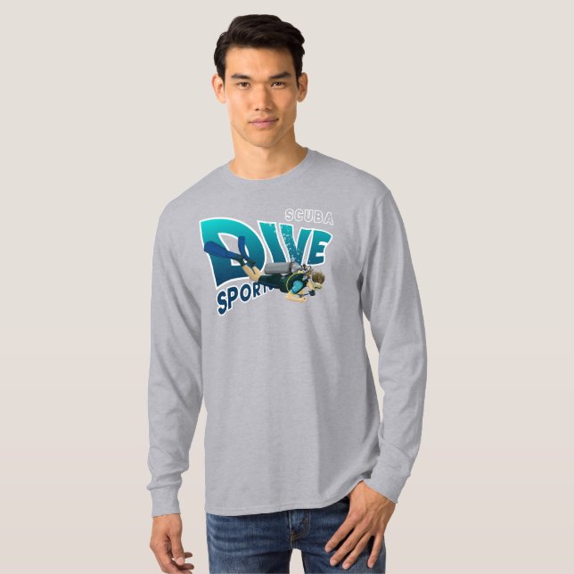 Scuba Diving | Men's Long Sleeve T-Shirt (Front Full)