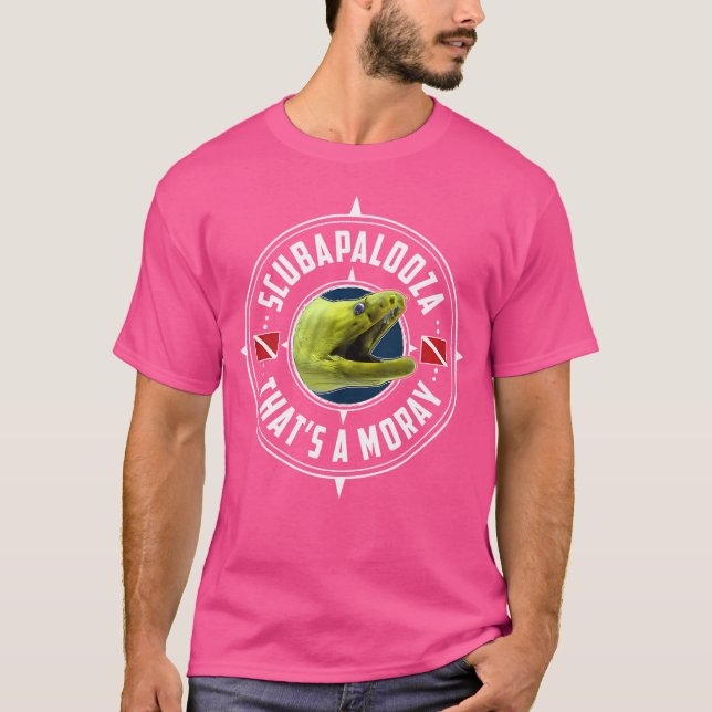 Scuba Diving Moray Eel T-Shirt (Front)