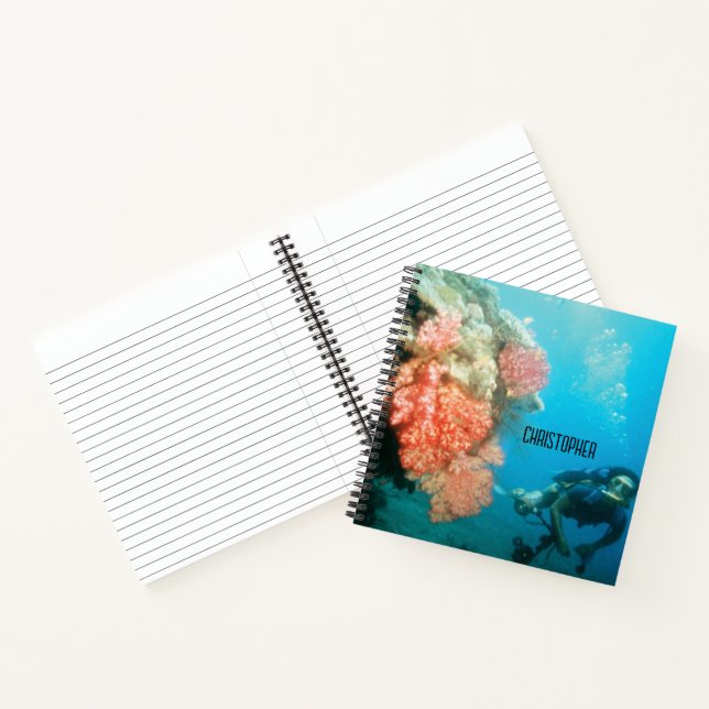 Scuba Diving Personalised Notebook (Inside)