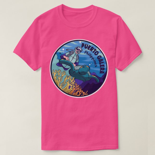 Scuba Diving Puerto Galera Philippines T-Shirt (Design Front)
