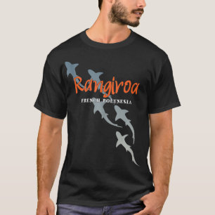 Scuba Diving Rangiroa Scuba Diving with Sharks T-Shirt