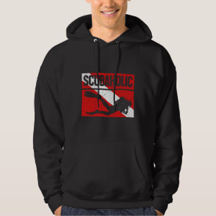 Scuba Diving Scuba Diver Scubaholic Dive Flag Hoodie
