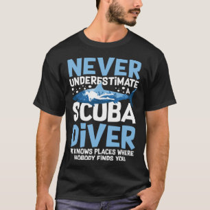 Scuba Diving Snorkeling Underwater Diving  1 T-Shirt