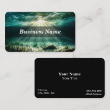 Scuba Diving / Snorkelling Business Card