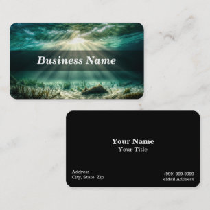 Scuba Diving / Snorkelling Business Card