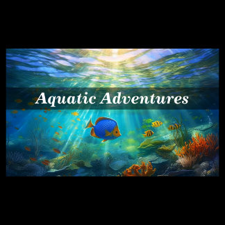 Scuba Diving / Snorkelling Business Card