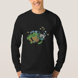 Scuba Diving Snorkelling Turtle Fish Tortoise Ocea T-Shirt