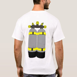 scuba diving tanks divers tshirt