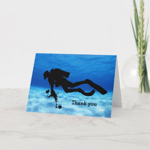 Scuba Diving Thank You Card