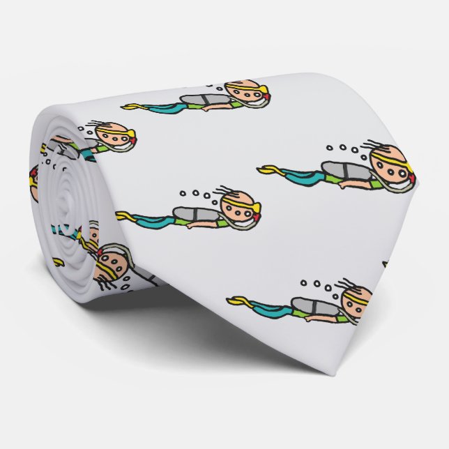 Scuba Diving Tie (Rolled)