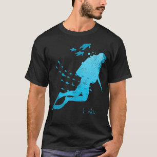 Scuba Diving Underwater Ocean Lover Scuba Diver Tr T-Shirt