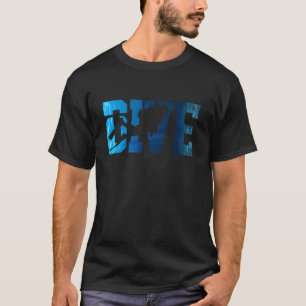 Scuba Diving Vintage Aquatic Diver Ocean Lover Sno T-Shirt