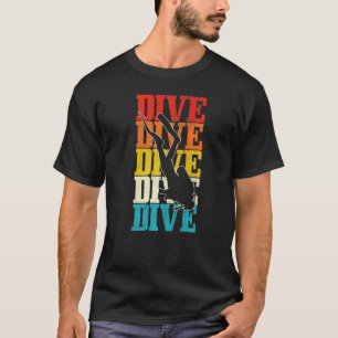 Scuba Diving Vintage Retro Dive Scuba Diver T-Shirt