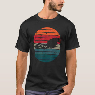 Scuba Diving Vintage Retro Ocean Scuba Diver T-Shirt