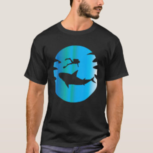 Scuba Diving Whale Shark Marine Life Ocean Diver S T-Shirt