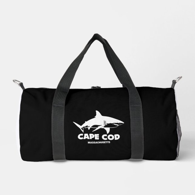 Scuba Diving With great White Sharks - Cape Cod Duffle Bag (Front)