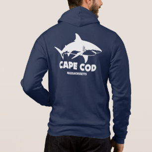 Scuba Diving With great White Sharks - Cape Cod Hoodie