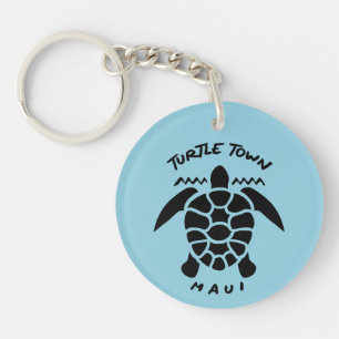 Scuba Diving With Sea Turtles - Turtle Town Maui Key Ring