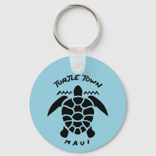 Scuba Diving With Sea Turtles - Turtle Town Maui Key Ring