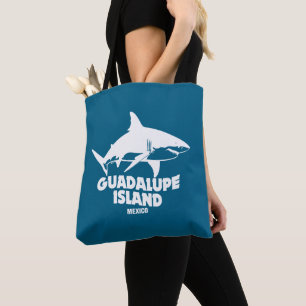 Scuba Diving With Sharks Guadalupe Island Tote Bag