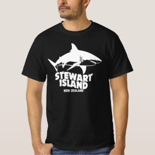 Scuba Diving With Sharks - Stewart Island T-Shirt