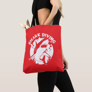 Scuba Diving With Sharks Tote Bag