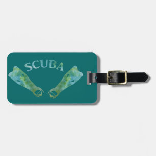 SCUBA Fins Luggage Tag