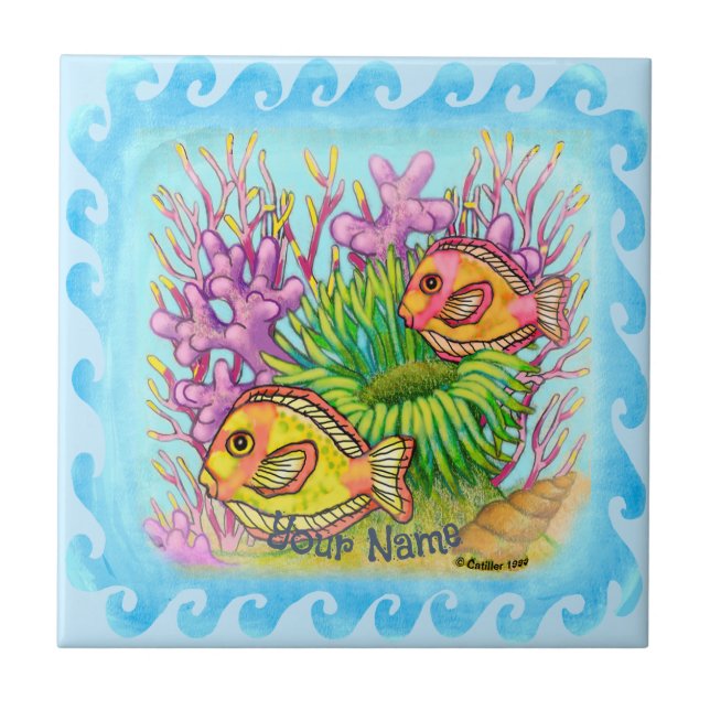 Scuba Fish  Tile (Front)