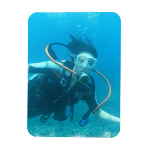 Scuba Girl Flexible Magnet
