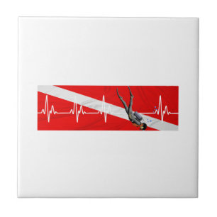 SCUBA Heartbeat Diving Tile