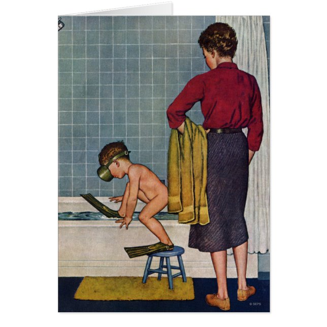 Scuba in the Tub (Front)