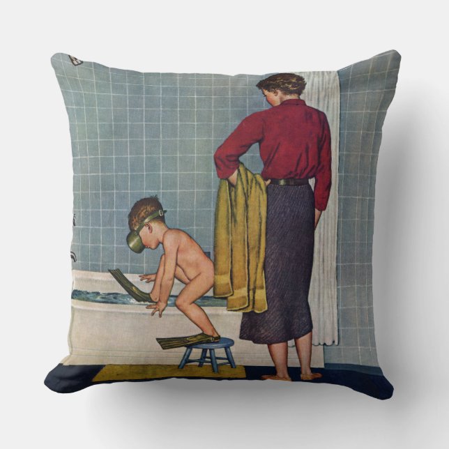 Scuba in the Tub Cushion (Front)