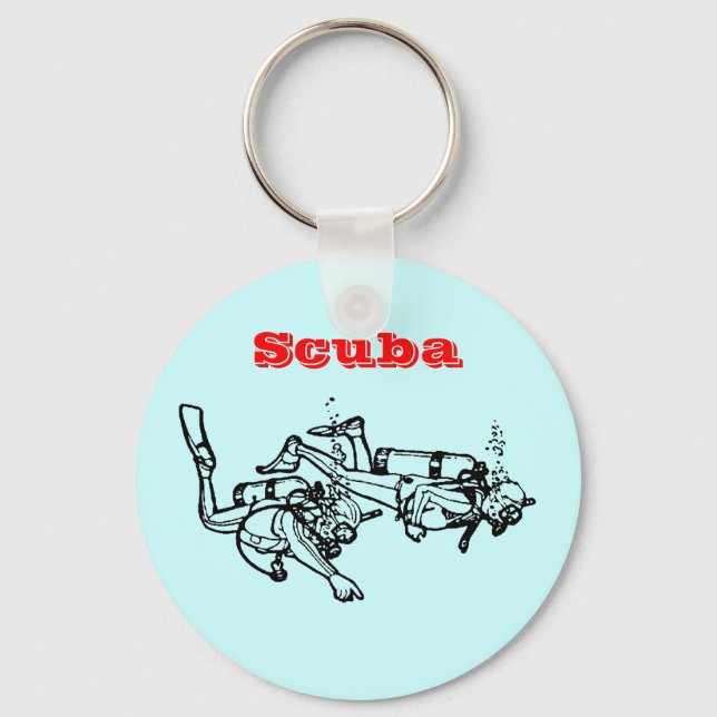 Scuba! Key Ring (Front)