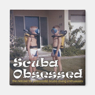 Scuba Obsessed Podcast Cover Magnet