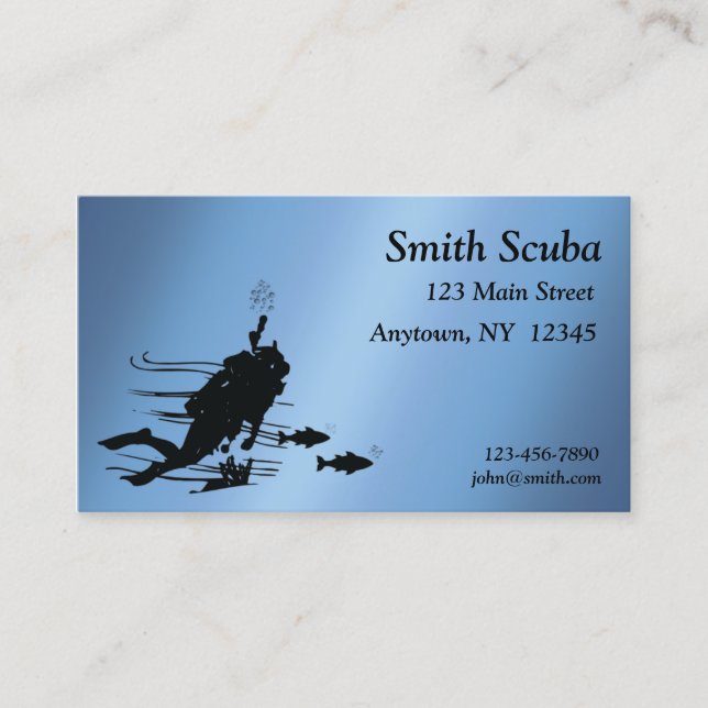 Scuba Profile Card (Front)