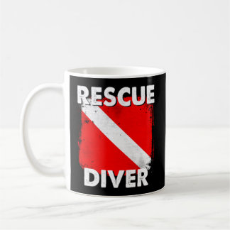 Scuba Rescue Diver For Instructors Students Divers Coffee Mug