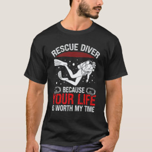 Scuba Rescue Diving Instructor Humour Rescue Dive T-Shirt