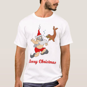 Scuba Santa Light T-Shirt